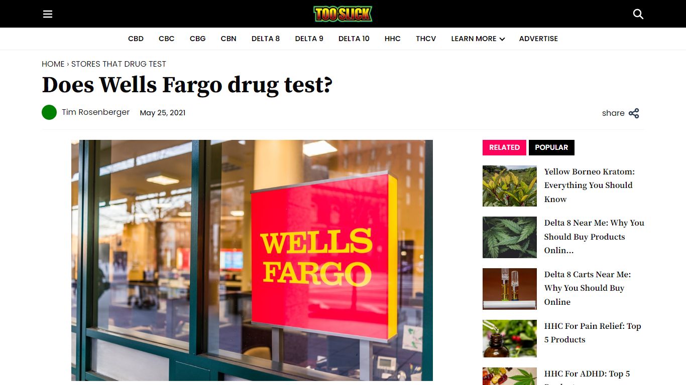 Does Wells Fargo Drug Test? | May 2021 - tooslick.com